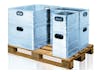 The U-series by Alutec - stackable and fits on europallets