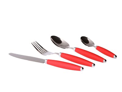 Gimex Cutlery Red