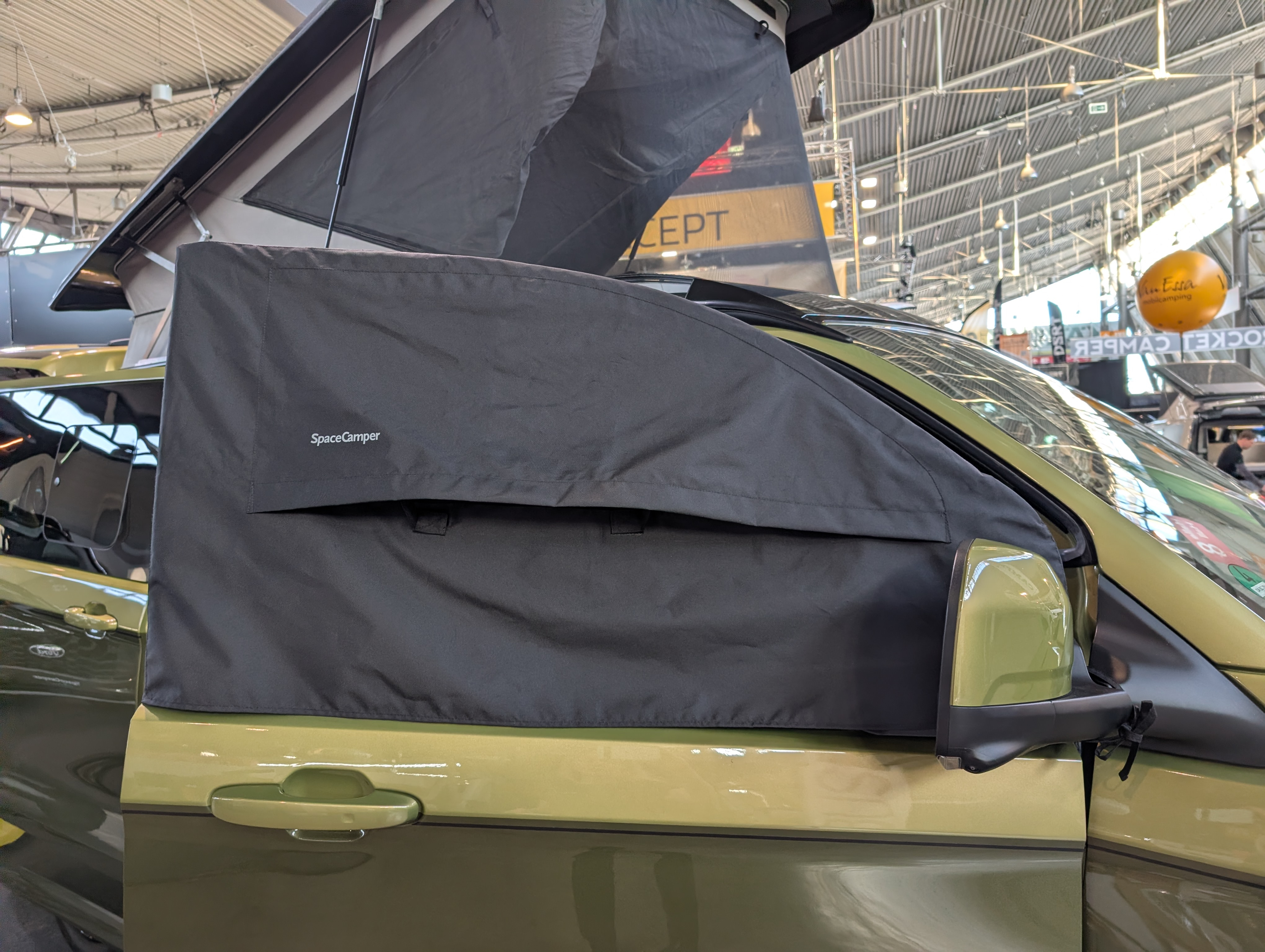 SpaceCamper Window Covers Set - Front Window and Side Windows