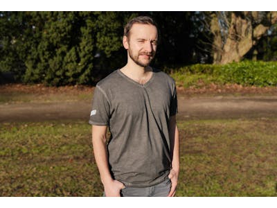 T-shirt Spacecamper Grey