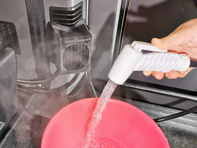  SpaceCamper hot water set "WaschBernd" - canister connections and square adapter for VW T5, T6, T6.1