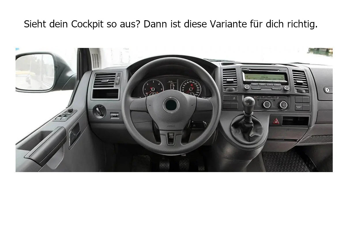 Fritz Filztasche - passt für das Cockpit des VW T5