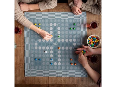 Werde kreativ bei der Auswahl deiner Spielsteine.